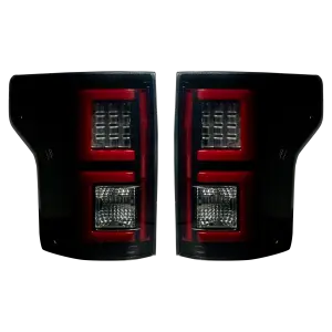 Recon Truck Accessories - 264268BK | Recon Tail Lights LED in Smoked (2015-2017 F150) - Image 1