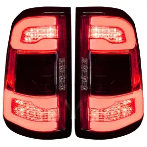 Recon Truck Accessories - 264338LEDCL | Recon (Replaces OEM LED) OLED Tail Lights Clear w/ Scanning Red Turn Signals (2019-2023 Ram 1500) - Image 3