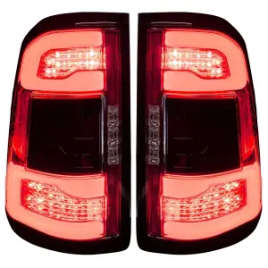 Recon Truck Accessories - 264338LEDCLX | Recon (Replaces OEM LED w/ NO Blind Spot Sensor) OLED Tail Lights in Clear (2019-2023 Ram 1500) - Image 1