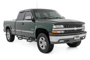 Rough Country - RCC9989QCA | Rough Country Cab Length Nerf Steps (1999-2006 Silverado, Sierra 1500 2WD/4WD | Crew Cab | 6'6" Bed) - Image 2