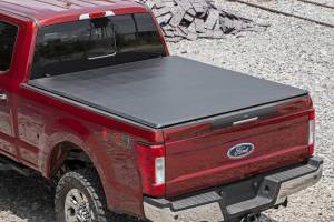 Rough Country - 41517650 | Rough Country Soft Tri-Fold Bed Cover | 6'10" Bed | Ford F-250/F-350 Super Duty (17-24) - Image 2