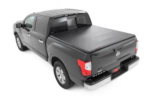 Rough Country - 41816550A | Rough Country Soft Tri-Fold Bed Cover | 5'7" Bed | Nissan Titan 2WD/4WD (2017-2024) - Image 2