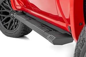 SRB091785A | Rough Country HD2 Aluminum Running Boards (2009-2018 Ram 1500 2WD/4WD | 2010-2024 Ram 2500, 3500 2WD/4WD | Crew Cab)