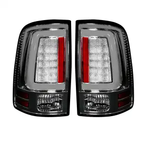 264369CL | Recon (Replaces OEM Halogen) Tail Lights OLED in Clear (2009-2023 Ram 1500 Classic | 2010-2018 Ram 2500, 3500)