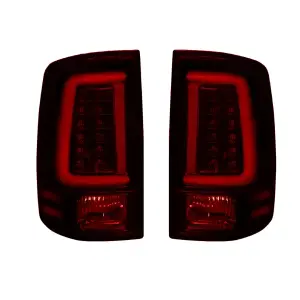 Recon Truck Accessories - 264369RBK | Recon (Replaces OEM Halogen) Tail Lights OLED in Dark Red Smoked (2009-2023 Ram 1500 Classic | 2010-2018 Ram 2500, 3500) - Image 2