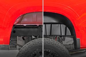 Rough Country - 4519A | Rough Country Rear Wheel Well Liners For Chevy Silverado 1500 2WD/4WD (2019-2024) - Image 2