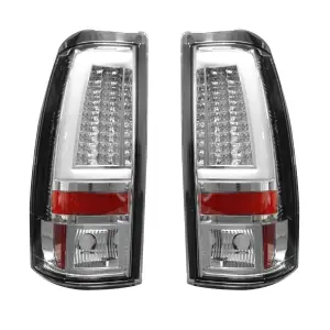 Recon Truck Accessories - 264373CL | Recon Tail Lights OLED in Clear (1999-2007 Silverado, Sierra 1500, 2500, 3500) - Image 1