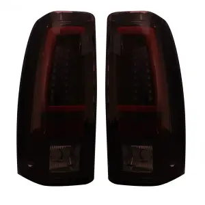 Recon Truck Accessories - 264373RBK | Recon Tail Lights OLED in Dark Red Smoked (1999-2007 Silverado, Sierra 1500, 2500, 3500) - Image 1