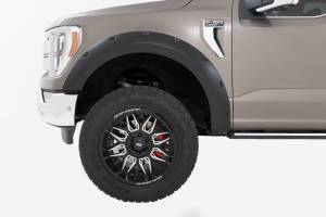 Rough Country - F-F20911B-RCGB | Rough Country Pocket Fender Flares For Ford F-150 2WD/4WD (2021-2024) | Gloss Black - Image 3