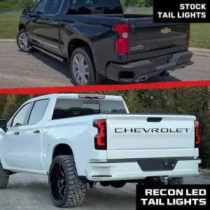 Recon Truck Accessories - 264397BK | Recon (Replaces OEM Halogen) Tail Lights OLED in Smoked (2019-2023 Silverado 1500 | 2020-2023 Silverado 2500, 3500) - Image 3