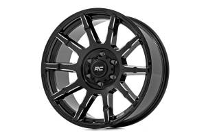 Rough Country - 83200911 | Rough Country 83 Series Wheel | One-Piece | Gloss Black | 20x9 | 8x170 | -12mm - Image 2