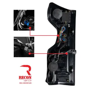 Recon Truck Accessories - 264397LEDBK | Recon (Replaces OEM LED) Tail Lights OLED in Smoked (2019-2023 Silverado 1500 | 2020-2023 Silverado 2500, 3500) - Image 8