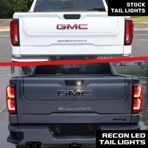 Recon Truck Accessories - 264398BK | Recon (Replaces OEM Halogen) Tail Lights OLED in Smoked (2019-2023 Sierra 1500 | 2020-2023 Sierra 2500, 3500) - Image 3