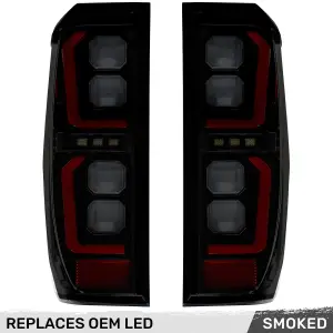 Recon Truck Accessories - 264398LEDBK | Recon (Replaces OEM LED) Tail Lights OLED in Smoked (2019-2023 Sierra 1500 | 2020-2023 Sierra 2500, 3500) - Image 2