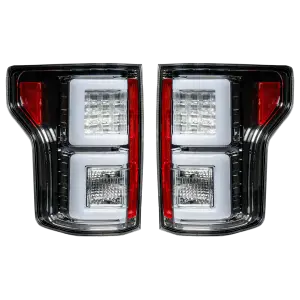 264468CL | Recon (Replaces OEM Halogen) Tail Lights OLED in Clear (2018-2020 F150)