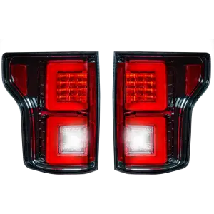 Recon Truck Accessories - 264468CL | Recon (Replaces OEM Halogen) Tail Lights OLED in Clear (2018-2020 F150) - Image 2