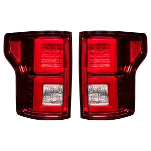 Recon Truck Accessories - 264468RD | Recon (Replaces OEM Halogen) OLED Tail Lights OLED Red (2018-2020 F150) - Image 1