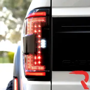 Recon Truck Accessories - 264568BK | Recon (Replaces OEM HALOGEN w/ Blind Spot Warning System) Start-Up Light Sequence OLED TAIL LIGHTS in Smoked (2021-2023 F150 & Raptor) - Image 10