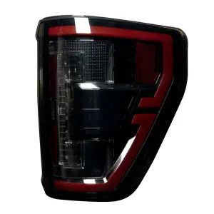 Recon Truck Accessories - 264568BK | Recon (Replaces OEM HALOGEN w/ Blind Spot Warning System) Start-Up Light Sequence OLED TAIL LIGHTS in Smoked (2021-2023 F150 & Raptor) - Image 14