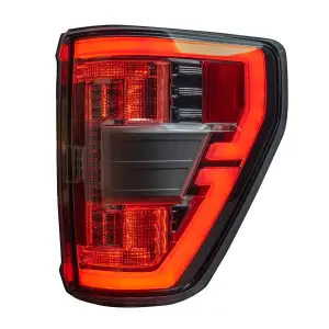 Recon Truck Accessories - 264568CL | Recon (Replaces OEM HALOGEN w/ Blind Spot Warning System aka BLIS) Start-Up Light Sequence OLED TAIL LIGHTS in Clear (2021-2023 F150 & Raptor) - Image 3