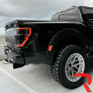 Recon Truck Accessories - 264568LEDBK | Recon (Replaces OEM LED w/ Blind Spot Warning System aka BLIS) OLED TAIL LIGHTS in Smoked (2021-2023 F150 & Raptor) - Image 9