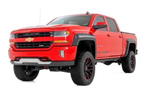 Rough Country - F-C11412B-GA0 | Rough Country Pocket Fender Flares Chevrolet Silverado 1500 (2014-2018) / 2500 HD (2015-2019) | 6'7 & 8' Bed, Northsky Blue - Image 2