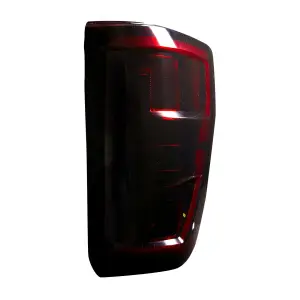 Recon Truck Accessories - 264568LEDRBK | Recon (Replaces OEM LED w/ Blind Spot Warning System aka BLIS) OLED TAIL LIGHTS in Dark Red Smoked (2021-2023 F150 & Raptor) - Image 4