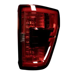 Recon Truck Accessories - 264568LEDRD | Recon (Replaces OEM LED w/ Blind Spot Warning System aka BLIS) OLED TAIL LIGHTS in Red Lens (2021-2023 F150 & Raptor) - Image 6