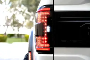 Recon Truck Accessories - 264568RBK | Recon (Replaces OEM HALOGEN w/ Blind Spot Warning System) Start-Up Light Sequence OLED TAIL LIGHTS in Red Smoked (2021-2023 F150 & Raptor) - Image 4