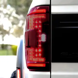 Recon Truck Accessories - 264568RD | Recon (Replaces OEM HALOGEN w/ Blind Spot Warning System) Start-Up Light Sequence OLED TAIL LIGHTS in Red (2021-2023 F150 & Raptor) - Image 3