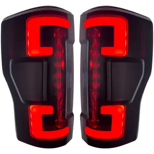 Recon Truck Accessories - 264399BK | Recon (Replaces OEM Halogen) Tail Lights OLED in Smoked (2020-2022 F250, F350 Super Duty) - Image 5