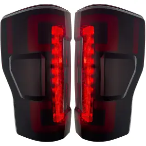 Recon Truck Accessories - 264399LEDBK | Recon (Replaces OEM LED) Tail Lights OLED in Smoked (2020-2022 F250, F350 Super Duty) - Image 6