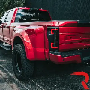 Recon Truck Accessories - 264399LEDBK | Recon (Replaces OEM LED) Tail Lights OLED in Smoked (2020-2022 F250, F350 Super Duty) - Image 11