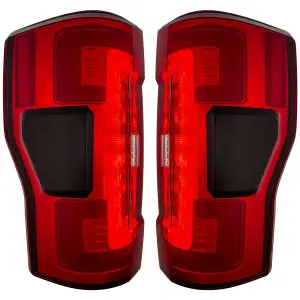 Recon Truck Accessories - 264399LEDRD | Recon (Replaces OEM LED) Tail Lights OLED in Red (2020-2022 F250, F350 Super Duty) - Image 7