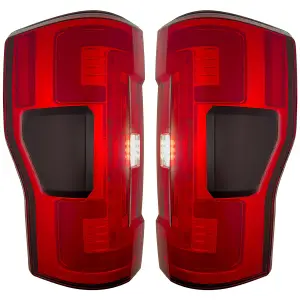 Recon Truck Accessories - 264399LEDRD | Recon (Replaces OEM LED) Tail Lights OLED in Red (2020-2022 F250, F350 Super Duty) - Image 4