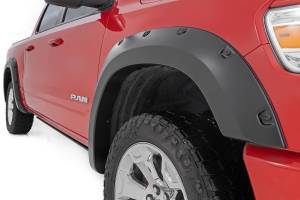 Rough Country - F-D10914A-PXR | Rough Country Pocket Fender Flares For Ram 1500 2WD/4WD (2019-2023) | Brilliant Black - Image 4