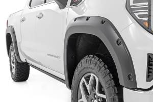 Rough Country - F-C11950A-GXD | Rough Country Pocket Fender Flare For GMC Sierra 1500 2WD/4WD (2019-2025) | Sterling Grey Metallic - Image 2