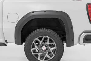 Rough Country - F-C11950A-GXD | Rough Country Pocket Fender Flare For GMC Sierra 1500 2WD/4WD (2019-2025) | Sterling Grey Metallic - Image 4