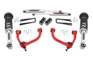 Rough Country - 54431RED | Rough Country 3 Inch Lift Kit with Premium N3 Struts / Rear Shocks (2009-2013 F150 4WD) - Image 1