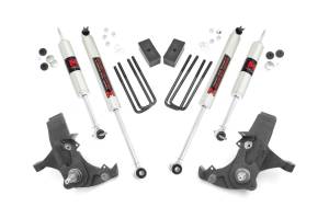 24140 | Rough Country 4 Inch Suspension Lift Kit with M1 Monotube Shocks (1988-1998 C1500 Pickup 2WD)