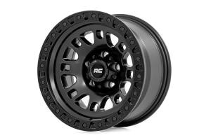 Rough Country - 82181217 | Rough Country 82 Series Wheel | One-Piece | Semi Gloss Black | 18x9 | 6x135 | -12mm - Image 2