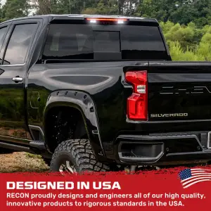 Recon Truck Accessories - 264101CAM2BK | Recon LED 3rd Brake Light Kit Ultra High Power Red with White LED Cargo Lights| Replaces LED 3rd Brake Light with 2 Cargo Bed Cameras in Smoked (2019-2024 Silverado, Sierra 1500 | 2020-2024 Silverado, Sierra 2500, 3500) - Image 5