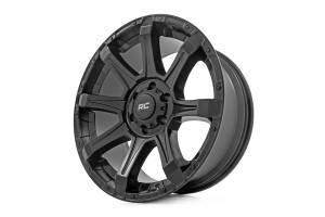 Rough Country - 81201806 | Rough Country 81 Series Wheel | One-Piece | Semi Gloss Black | 20x10 | 8x180 | -19mm - Image 3