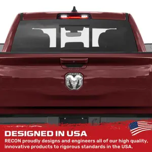 Recon Truck Accessories - 264102BK | Recon LED 3rd Brake Light Kit with White LED Cargo Lights in Smoked (2019-2024 Ram 1500) - Image 8