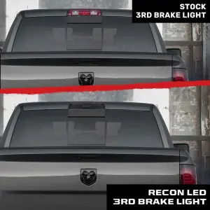 Recon Truck Accessories - 264112BK | Recon LED 3rd Brake Light Kit LED in Smoked (2009-2024 Ram 1500, Classic | 2010-2024 Ram 2500, 3500) - Image 5