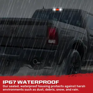 Recon Truck Accessories - 264112BKHP | Recon LED 3rd Brake Light Kit Ultra High Power CREE XML LED in Smoked (2009-2024 Ram 1500, Classic | 2010-2024 Ram 2500, 3500) - Image 6