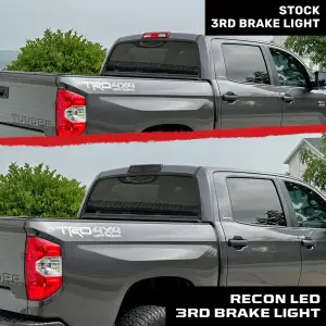 Recon Truck Accessories - 264113BK | Recon LED 3rd Brake Light Kit with White Cargo Lights in Smoked (2007-2021 Tundra) - Image 9