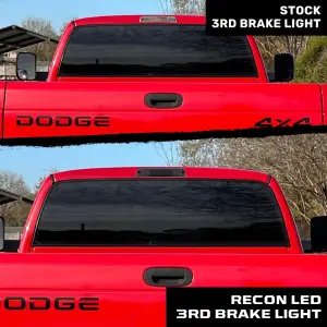 Recon Truck Accessories - 264117BK | Recon LED 3rd Brake Light Kit in Smoked (1994-2001 Ram 1500 | 1994-2002 Ram 2500, 3500) - Image 7