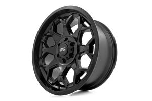 Rough Country - 80201212 | Rough Country 80 Series Wheel | One-Piece | Semi Gloss Black | 20x9 | 6x5.5 | -12mm - Image 2