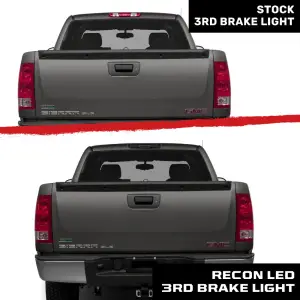 Recon Truck Accessories - 264125BKHP | Recon LED 3rd Brake Light Kit Ultra High Power CREE XML LED in Smoked (2007-2013 Silverado, Sierra 1500, 2500, 3500) - Image 9